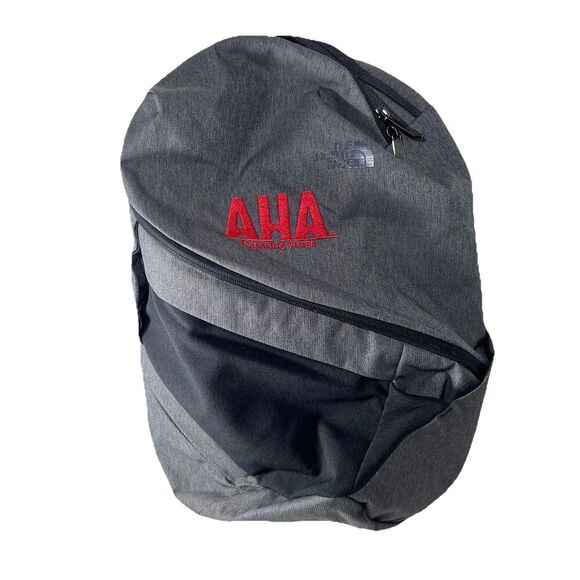 The North Face Aurora Laptop Backpack Grey Company Embroidered - Picture 1 of 8